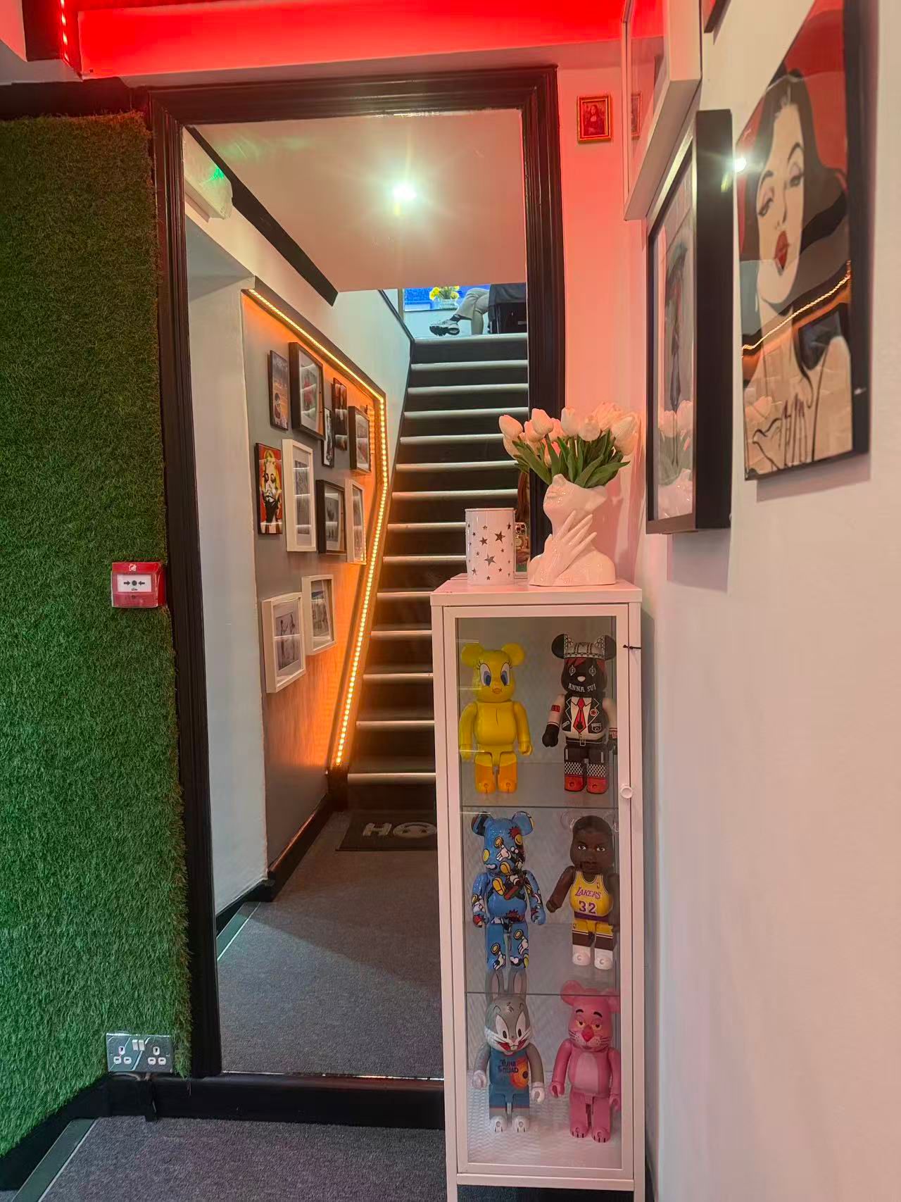 Massage treatment room at Base Salon Soho